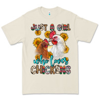 Bone just a girl who loves chickens Premium Tee - Zillion Design Studio