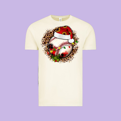 Christmas Baseball Vintage Tee Designed By Jahusdesignshop