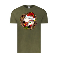 Vintage Olive Christmas baseball Vintage Tee - JahusDesignShop