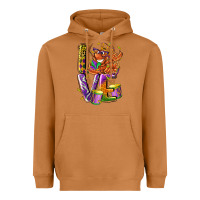 Meerkat Mardi Gras love Heavyweight Hoodie - LillyAllenDesigns