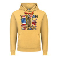 Vintage Mustard proud veteran u.s army Vintage Hoodie - RanaPortraitStore