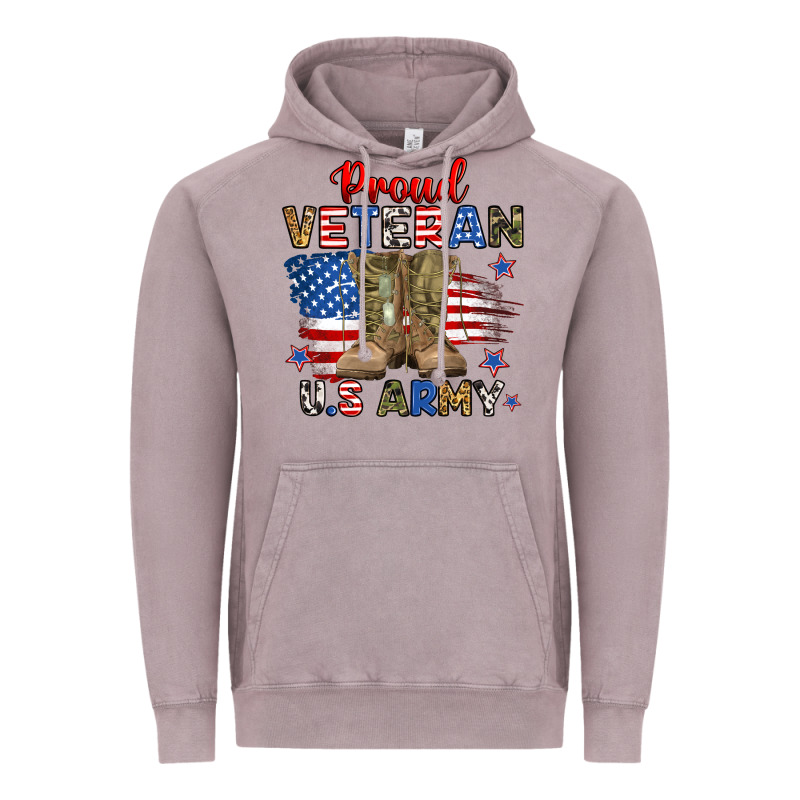 Proud Veteran U.s Army Vintage Hoodie by RanaPortraitStore | Teevron