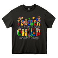 Asphalt teacher can hear what a child cannot say Heavy Core Tee - Zillion Design Studio