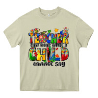 Mossy teacher can hear what a child cannot say Heavy Core Tee - Zillion Design Studio