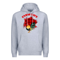 Heather Grey Farm Life Premium Hoodie - Bettercallsaul