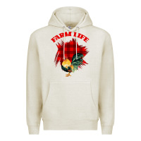 Oatmeal Heather Farm Life Premium Hoodie - Bettercallsaul