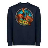 Navy gemstone rodeo Heavyweight Sweatshirt - JahusDesignShop