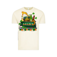 Vintage Arctic lucky truck with flags and beers Vintage Tee - AdoDesignShop