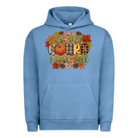 Pigment Pebble Blue oh my gourd i love fall Urban Hoodie - CowGirlArtShop