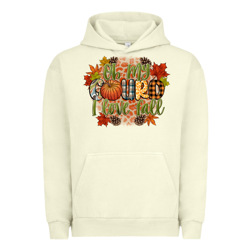 Oh My Gourd I Love Fall Urban Hoodie by CowGirlArtShop | Teevron