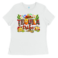 White tequila tribe Ladies Tee - RanaPortraitStore