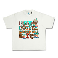 Pistachio ı pretend coffee helps but ı am still a bitch Urban Heavy Tee - AdoDesignShop