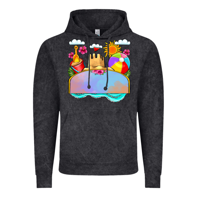 Custom Name Summer Beach Toys Vintage Hoodie by JahusDesignShop | Teevron