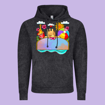 Custom Name Summer Beach Toys Vintage Hoodie Designed By Jahusdesignshop
