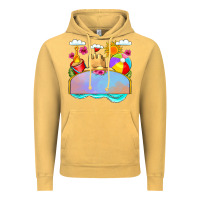 Vintage Mustard custom name summer beach toys Vintage Hoodie - JahusDesignShop