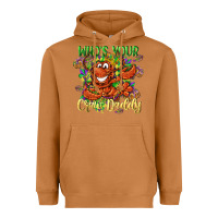 Meerkat Who's your craw daddy Mardi Gras Heavyweight Hoodie - LillyAllenDesigns
