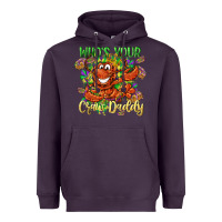 Plum Who's your craw daddy Mardi Gras Heavyweight Hoodie - LillyAllenDesigns