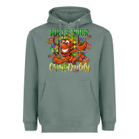Sage Who's your craw daddy Mardi Gras Heavyweight Hoodie - LillyAllenDesigns