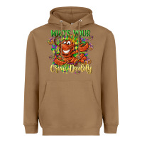 Who's Your Craw Daddy Mardi Gras Heavyweight Hoodie | Teevron