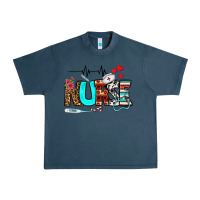 Midnight Navy western nurse Urban Heavy Tee - BundleAndBundleShop