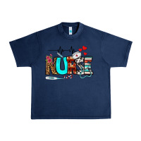Navy western nurse Urban Heavy Tee - BundleAndBundleShop