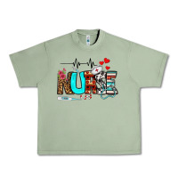 Oil Green western nurse Urban Heavy Tee - BundleAndBundleShop