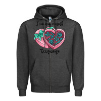 Charcoal Heather i can buy myself turquoise Zipper Hoodie - MaliasSmallBusiness