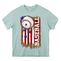 Arona baseball american flag Heavy Core Tee - texasbilliewilder