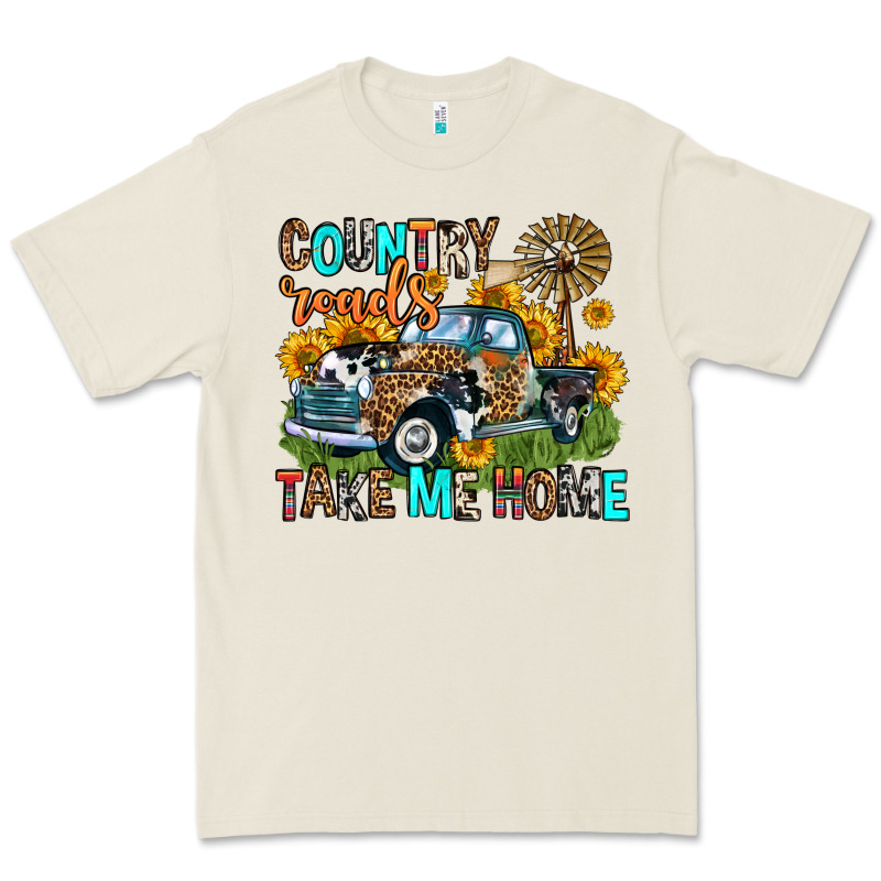 Country Roads Take Me Home Premium Tee by Zillion Design Studio | Teevron