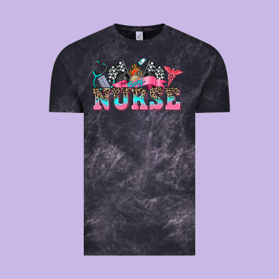 Nurse With Race And  Equipment Vintage Tee Designed By Adodesignshop