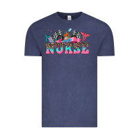 Vintage Denim nurse with race and  equipment Vintage Tee - AdoDesignShop