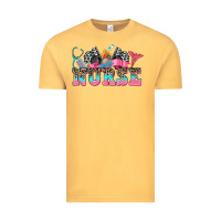 Vintage Mustard nurse with race and  equipment Vintage Tee - AdoDesignShop