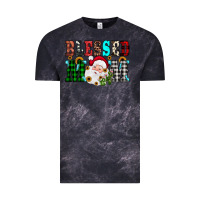 Cloud Black blessed mom christmas Vintage Tee - JahusDesignShop