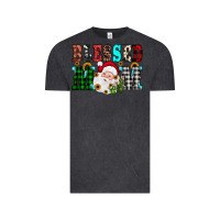 Vintage Black blessed mom christmas Vintage Tee - JahusDesignShop