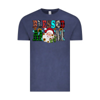 Vintage Denim blessed mom christmas Vintage Tee - JahusDesignShop