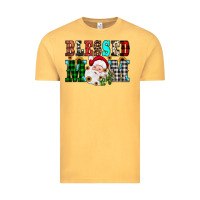 Vintage Mustard blessed mom christmas Vintage Tee - JahusDesignShop
