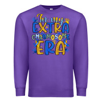 Purple in my extra chromosome era Premium Sweatshirt - Artiststas