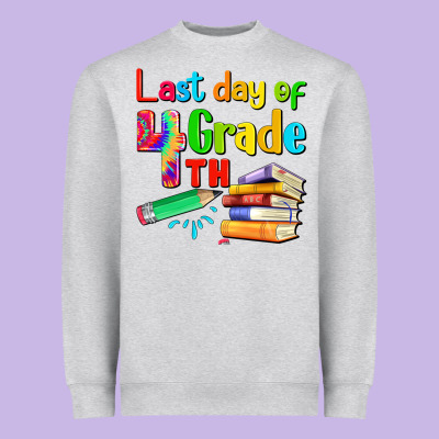 Last Day Of Fourth Grade Heavyweight Sweatshirt Designed By Artiststas