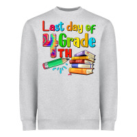 Heather Grey last day of fourth grade Heavyweight Sweatshirt - Artiststas