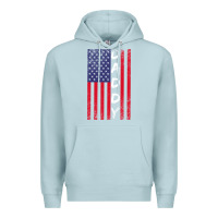 Blue Mist Daddy American Flag Premium Hoodie - Bettercallsaul