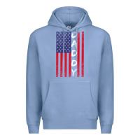 Colony Blue Daddy American Flag Premium Hoodie - Bettercallsaul
