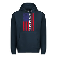 Navy Daddy American Flag Premium Hoodie - Bettercallsaul