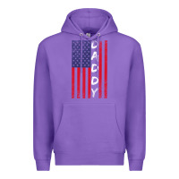 Purple Daddy American Flag Premium Hoodie - Bettercallsaul