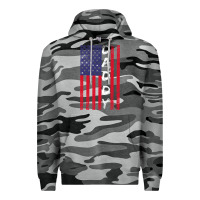 Slate Camo Daddy American Flag Premium Hoodie - Bettercallsaul