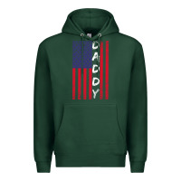 Sports Green Daddy American Flag Premium Hoodie - Bettercallsaul