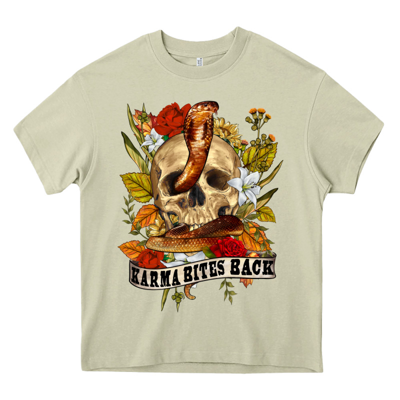 Karma Bites Back Heavy Core Tee by RanaPortraitStore | Teevron