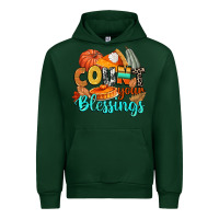Forest Green count your blessings Urban Hoodie - CowGirlArtShop