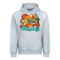 Heather Grey count your blessings Urban Hoodie - CowGirlArtShop