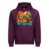 Mauve Wine count your blessings Urban Hoodie - CowGirlArtShop