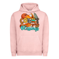 Pigment Salmon count your blessings Urban Hoodie - CowGirlArtShop